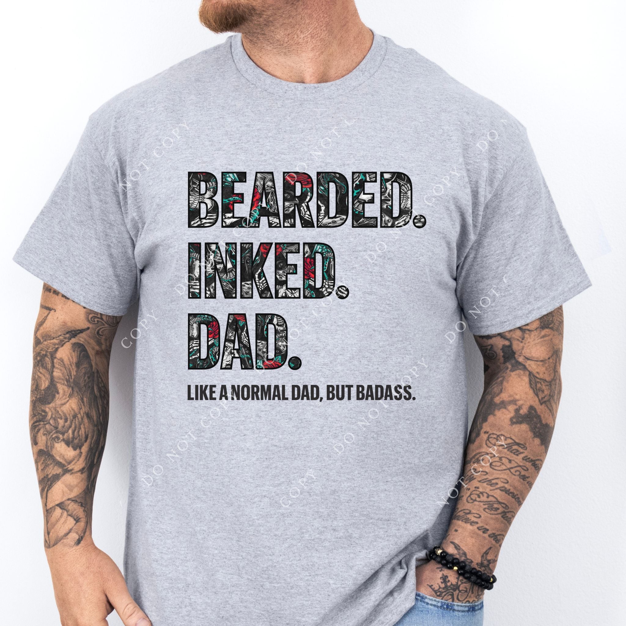 Bearded Inked Dad