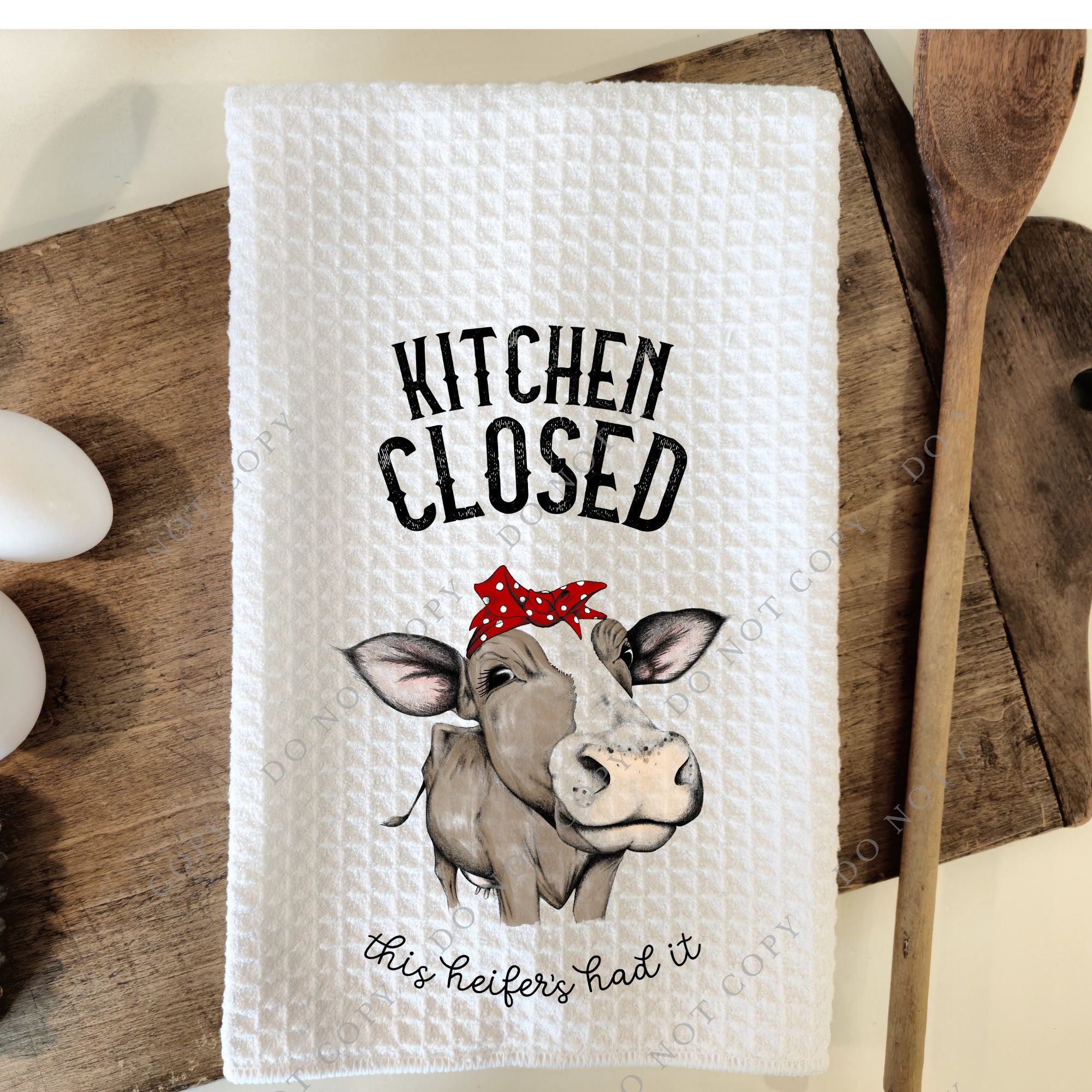 Kitchen Closed Tea Towel