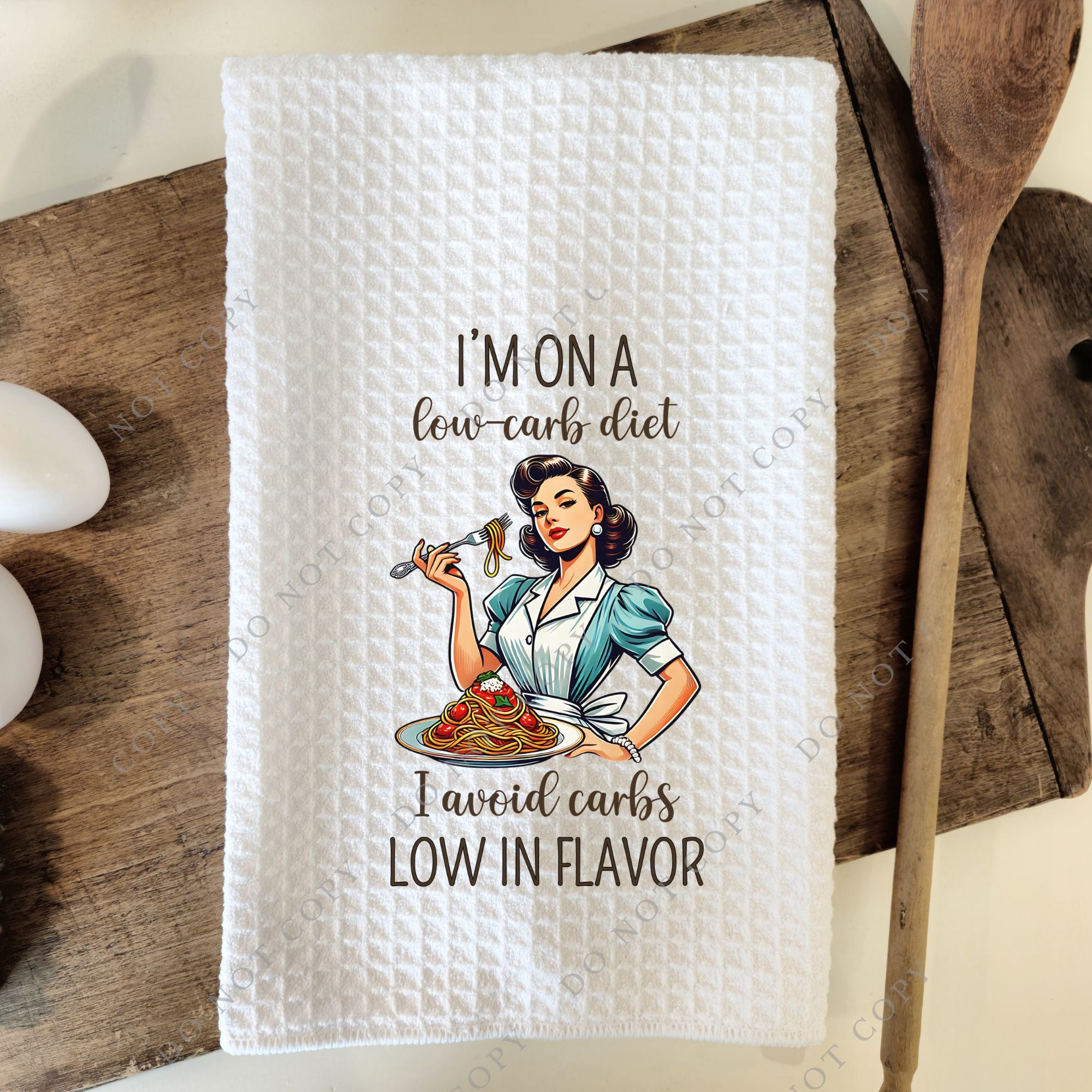 Low Carb Diet Tea Towel