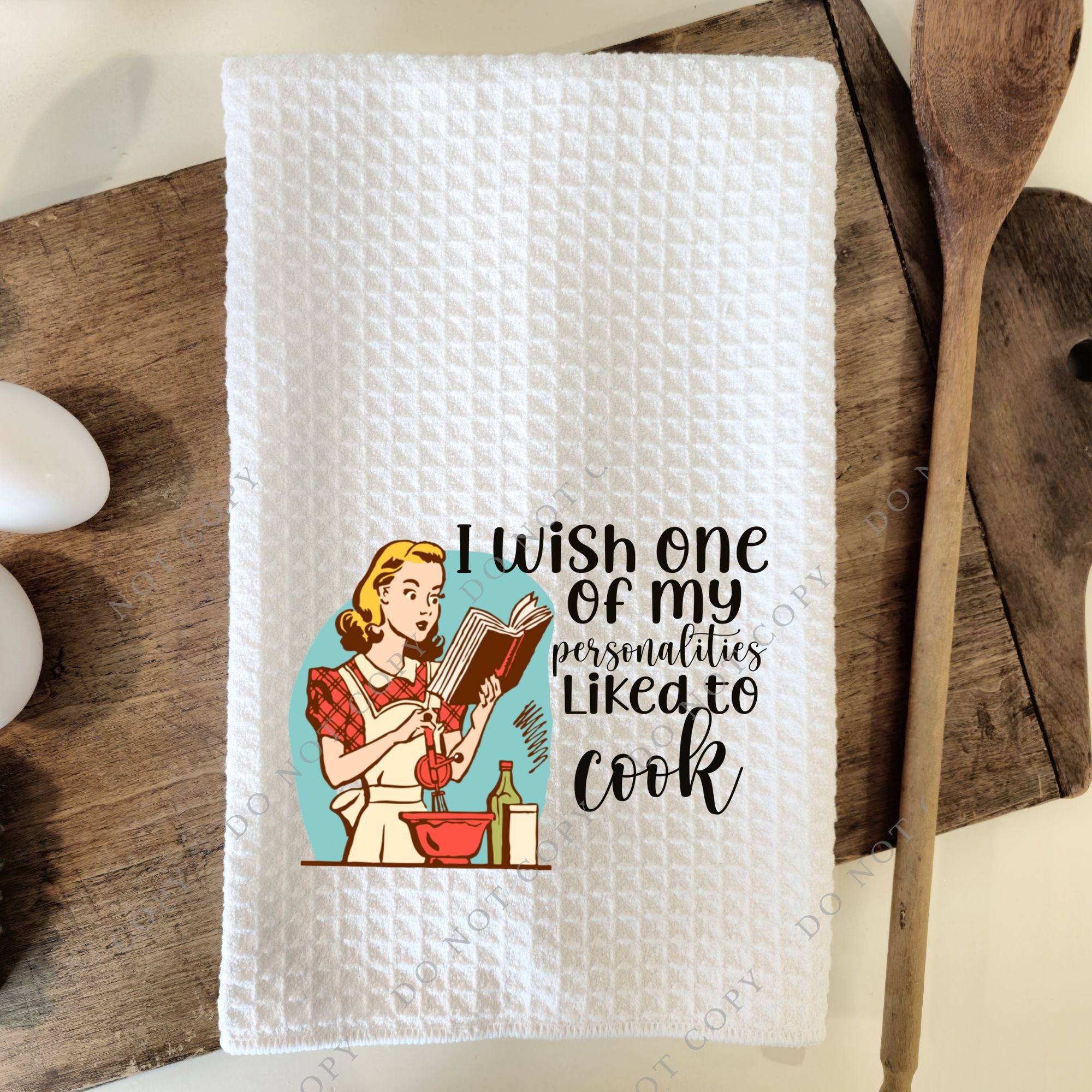 Liked to Cook Tea Towel